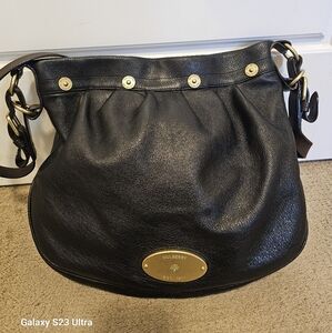 Mulberry Black Leather Tote Bag